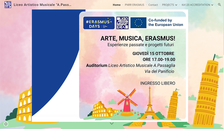 ARTE, MUSICA, ERASMUS!